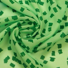 Ткань Шифон-шелк 50 г/м² 100% пэ шир.150 см T.0902.04 цв.зеленый рул.35м