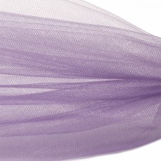 Фатин Кристалл средней жесткости блестящий K.TRM шир.300см, 100% полиэстер цв. 127 К уп.50м - светло-лиловый