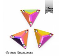 Стразы пришивные акриловые (Resin) Tesoro Crystal TS.ED4.1.02 цв.2 16 мм уп.10шт