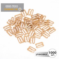 Крючок для бюстгальтера металл TBY-910 10мм, цв.золото, уп.1000шт