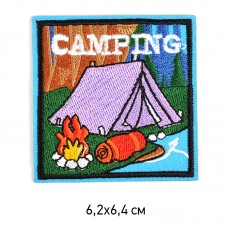 Термоаппликации TBY-2217 Camping 6,2х6,4см, уп.10шт.