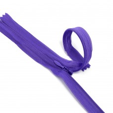 Молния MaxZipper пласт. потайная N3 20см н/р цв.F170 т.фиолетовый