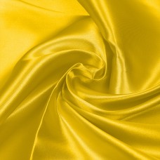Ткань Атлас-сатин 67 г/м² 100% полиэстер шир.150 см AS.30 цв.желтый рул.100м