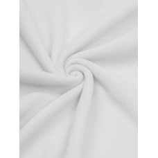 Ткань флис 2-х ст. TBY-0240-F101 240 г/м² 100% ПЭ шир.150см  цв.F101 белый уп.1,5м