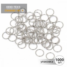 Кольцо для бюстгальтера металл TBY-010 d10мм, цв.никель, уп.1000шт