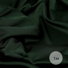 Ткань шелк Армани 90г/м² 97% ПЭ 3% Спандекс шир.150см TBYArm-133-2 цв.133 т.зеленый уп.1м