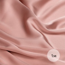 Ткань шелк Армани 90г/м² 97% ПЭ 3% Спандекс шир.150см TBYArm-061 цв.61 пудра розовая уп.1м