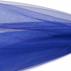 Фатин Кристалл средней жесткости блестящий K.TRM шир.300см, 100% полиэстер цв. 37 К уп.1м - ярко-синий