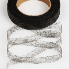 Паутинка Idealtex 15мм в инд.упаковке черный 23 г/м² рул.25м