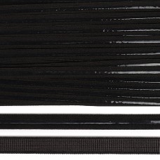 Резинка TBY бельевая с силиконом 10мм 61 черный F322 уп.50м