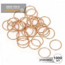 Кольцо для бюстгальтера металл TBY-018 d18мм, цв.золото, уп.1000шт