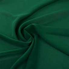 Ткань креп-шифон TBY.8021-184 плот.105г/м2 100% ПЭ шир. 150см цв.184 т.зеленый уп.5м