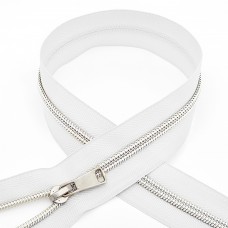 Молния MaxZipper спираль N5 декор. 70см цв.F101 белый уп.50шт
