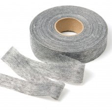 Лента Idealtex нитепрошивная клеевая по долевой 30мм 45г/м² в инд.упаковке серый 4730G рул.100м