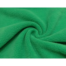 Ткань Флис односторонний 130 г/м² 100% ПЭ шир.160см Fl130.F243 цв.зелёный рул.25 кг