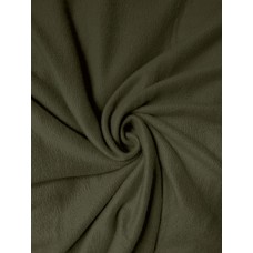 Ткань Флис односторонний 130 г/м² 100% ПЭ шир.160см Fl130.F263 цв.оливковый рул.25 кг