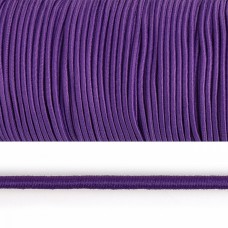 Резинка-шнур 2,5мм шляпная круглая TBY цв. F170 фиолетовый боб.100м