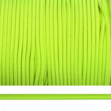 Резинка-шнур 2,5мм шляпная круглая TBY цв. F229 салатовый боб.100м