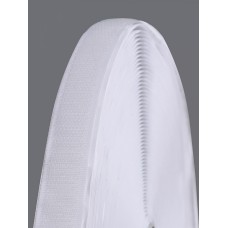 Лента липучка самоклеящаяся TBY 20мм белый F101 уп.25м крючок