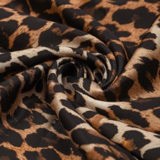 Ткань шелк Армани креп 90 г/м² 97% полиэстер, 3% лайкра шир.148 см T.0905.1 цв.коричневый уп.1,5м