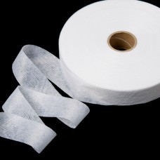 Лента Idealtex нитепрошивная клеевая по долевой 30мм 45г/м² в инд.упаковке белый 4730W рул.100м