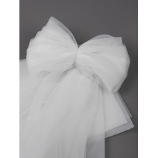 Еврофатин мягкий матовый Hayal Tulle HT.S шир.300см, 100% полиэстер цв. 1 уп.10м - белый