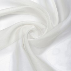 Ткань Вуаль 45 г/м² 100% полиэстер шир.300 см Vei.02 цв.молочный уп.3м