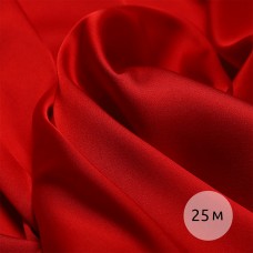 Ткань шелк Армани 90г/м² 97% ПЭ 3% Спандекс шир.150см TBYArm-109 цв.109 красный рул.25м