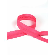 Молния Mzip пласт. потайная N3 50см н/р цв.F338 ярк.розовый уп.50шт