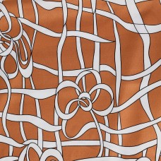 Ткань шелк Армани креп 90 г/м² 97% полиэстер, 3% лайкра шир.148 см T.0549.5 цв.05 оранжевый рул.25м