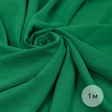 Ткань Лен Манго сей 165 г/м² 100% полиэстер шир.150 см С.1662.03 цв.зеленый уп.1м