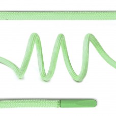 Шнурки круглые полиэфир 4 мм цв.зеленый S532 TBY 7290-0036, длина 130 см, упак. 50 шт