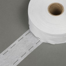 Лента Idealtex корсажная клеевая 60мм в инд.упаковке 10-40-10 белый 40гр 6760W рул.100м