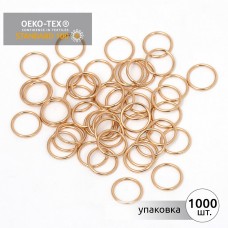 Кольцо для бюстгальтера металл TBY-010 d10мм, цв.золото, уп.1000шт