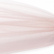 Фатин Кристалл средней жесткости блестящий K.TRM шир.300см, 100% полиэстер цв. 06 К уп.50м - св.персиковый