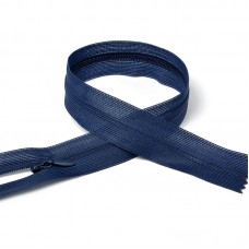 Молния Mzip пласт. потайная N3 50см н/р цв.F330 синий уп.100шт