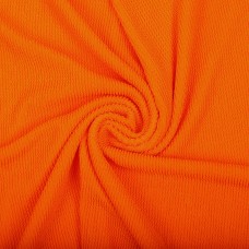 Ткань трикот. Бифлекс жатка TBY-JB-13 490г/м² 92% ПЭ 8% спандекс шир.80см цв.13 яр. оранжевый уп.3м