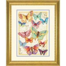 Набор для вышивания DIMENSIONS DMS-70-35338 Красота бабочек 25 х 35,5 см упак (1 шт)