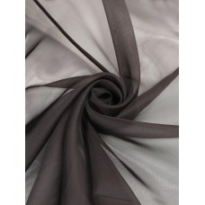 Ткань Вуаль 45 г/м² 100% полиэстер шир.300 см Vei.08 цв.коричневый рул.120м