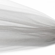 Фатин Кристалл средней жесткости блестящий K.TRM шир.300см, 100% полиэстер цв. 91 К уп.5м - кофейно-бежевый