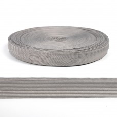 Тесьма вязаная окантовочная 22мм 4С-516/22с24 цв.157 св.серый