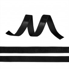 Резинка TBY бельевая (для бретелей) 8мм цв.F322 черный уп.25м