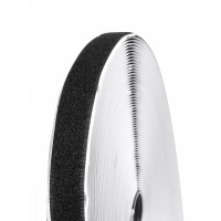 Лента липучка самоклеящаяся TBY 20мм черный F322 уп.25м петля