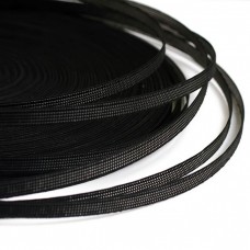 Регилин жесткий 6мм черный TBY 7223-3001 уп.45,72м