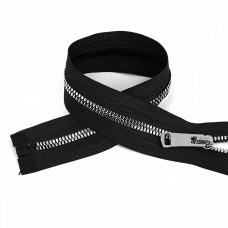 Молния MaxZipper трактор N5 1 замок TT, 75см, цв.черн/серебро уп.50шт