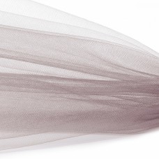 Фатин Кристалл средней жесткости блестящий K.TRM шир.300см, 100% полиэстер цв. 89 К уп.50м - бело-розовый