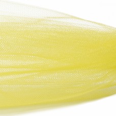 Фатин Кристалл средней жесткости блестящий K.TRM шир.300см, 100% полиэстер цв. 17 К уп.5м - св.желтый