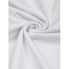 Ткань Джинса 240 г/м² 60 хлопок, 37% пэ, 3% лайкра шир.150 см DJ.1 цв.белый рул.25м