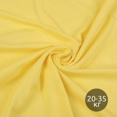 Ткань трикотаж Кулирка хлопок 145г опененд 100+100см желтый 11-0620 пач.20-35кг