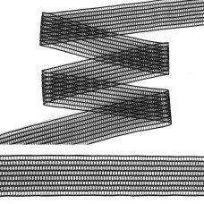 Резинка TBY декоративная ET20.123001 шир. 3см цв.черный  уп.4+-0,5м
